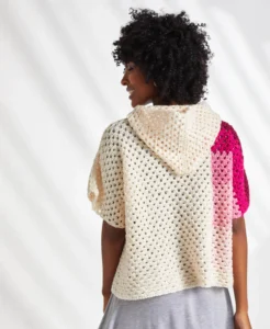 Camiseta con Capucha Patrón en Crochet Gratis