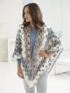 Chal de Retiro Patrón en Crochet Gratis