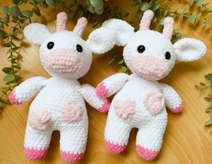 Vaca de Felpa Peluche Amigurumi Patron PDF