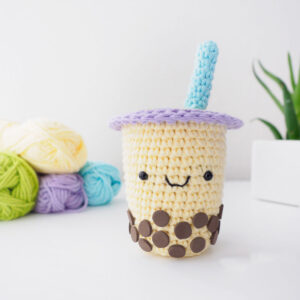 Vaso Choqui Starbucks en Amigurumi Patrón Gratis