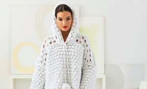 Sudadera Urbana Punto Popcorn en Crochet Patrón Gratis