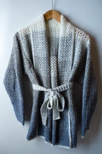 Albornoz Confort Patrón en Crochet Gratis
