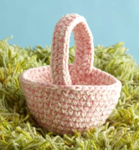 Canasta de Pascua Patrón en Crochet Gratis