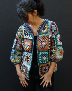 Cárdigan Denali Patrón en Crochet Gratis