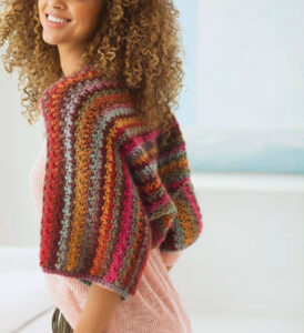 Chaleco Rectangular en Crochet Patrón Gratis