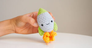 Cohete Misión a Marte en Amigurumi Patrón Gratis