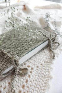 Fácil Estuche Para Libros Patrón en Crochet Gratis