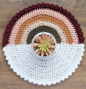 Mandala para Plantas Patrón en Crochet Gratis