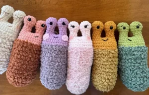 Peluche Tierna Babosa Patrón en Crochet Gratis