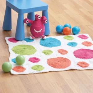 Patrón Gratis Alfombra de Aprendizaje en Crochet