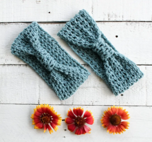 Patrón Gratis Diadema Lazo Boho en Crochet