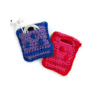 Patrón Gratis Estuche para Auriculares en Crochet