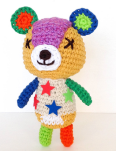 Patrón Gratis Oso del Circo en Amigurumi