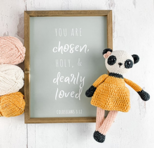 Patrón Gratis Panda Tepy la Bailarina en Crochet
