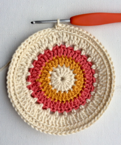 Patrón Gratis Posavasos Circular en 10 min a Crochet