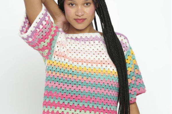 Top Acacia para Principiantes del Crochet paso a paso PATRON GRATIS