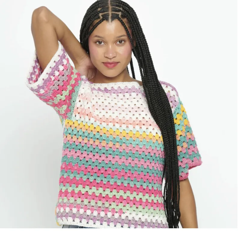 Top Acacia para Principiantes del Crochet paso a paso PATRON GRATIS