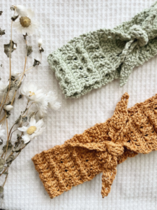 Patrón Gratis Diadema de Lazo en Crochet