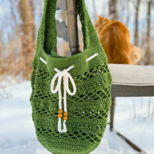 Patrón Gratis Bolso Cordón del Campo en Crochet