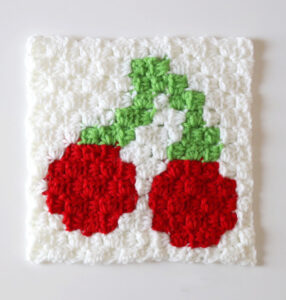 Patrón Gratis Granny Cherry C2C en Crochet