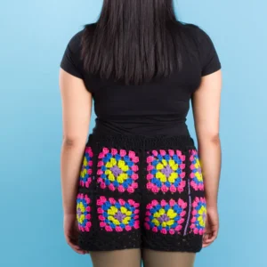 Patrón Gratis Shorts de Motivos Básicos en Crochet