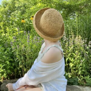 Patrón Gratis Sombrero para el Sol Tipo Cubo en Crochet