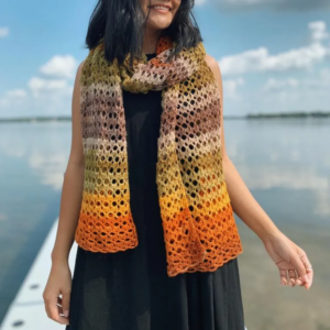 Patrón Gratis Envoltura de Chal en Crochet