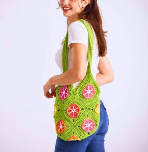 Bolsa Smoothie en Crochet Patrón Gratis