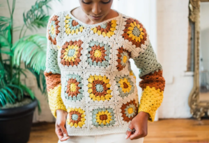 Cárdigan Fanny en Crochet Patrón Gratis
