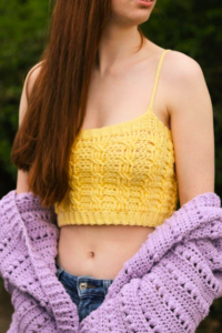 Top Americe para verano en Crochet Patrón Gratis