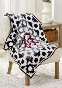 Manta Laberinto en Crochet – Patrón Gratis