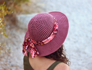 Sombrero de Verano a Crochet Elegante y Funcional Patrón Gratis