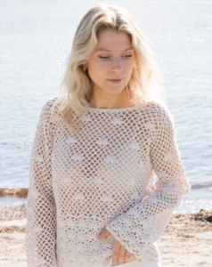 Suéter de Playa a Crochet Elegancia y Comodidad Patrón Gratis