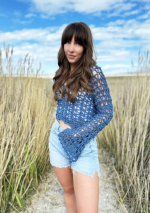 Top de Crochet Fresco y Moderno Patrón Gratis