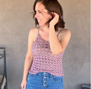 Top de Crochet Fresco y Moderno para el verano Patrón Gratis