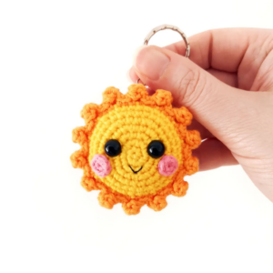 Crea un Llavero de Sol de Crochet: Un Regalo Perfecto y Colorido