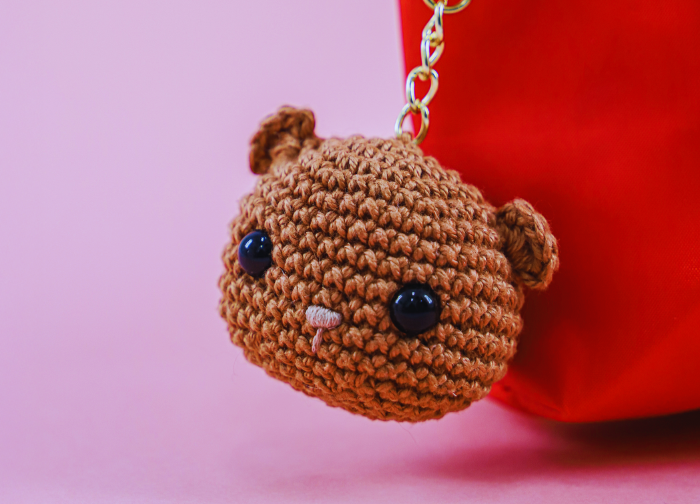 ¡Tu Primer Amigurumi! Llavero Cabeza de Oso PATRÓN