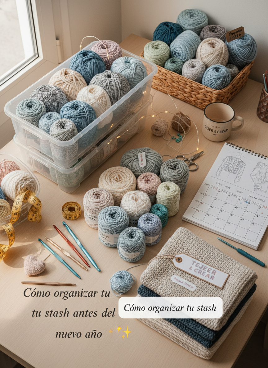 ¡Año Nuevo, Stash Renovado! Prepara tu Rincón de Crochet para este 2026