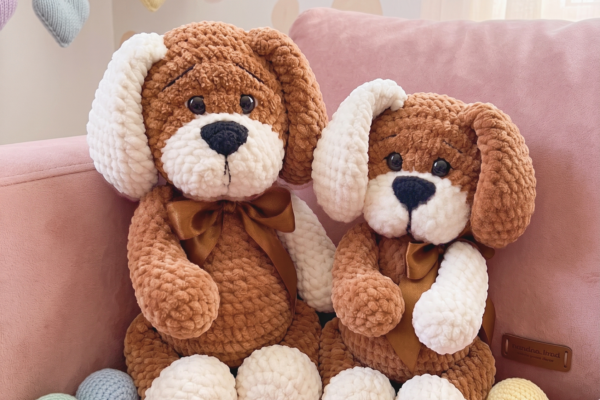 Teje el Perro de Peluche Amigurumi Más Tierno (Patrón Gratis) 🐶🤎🧸