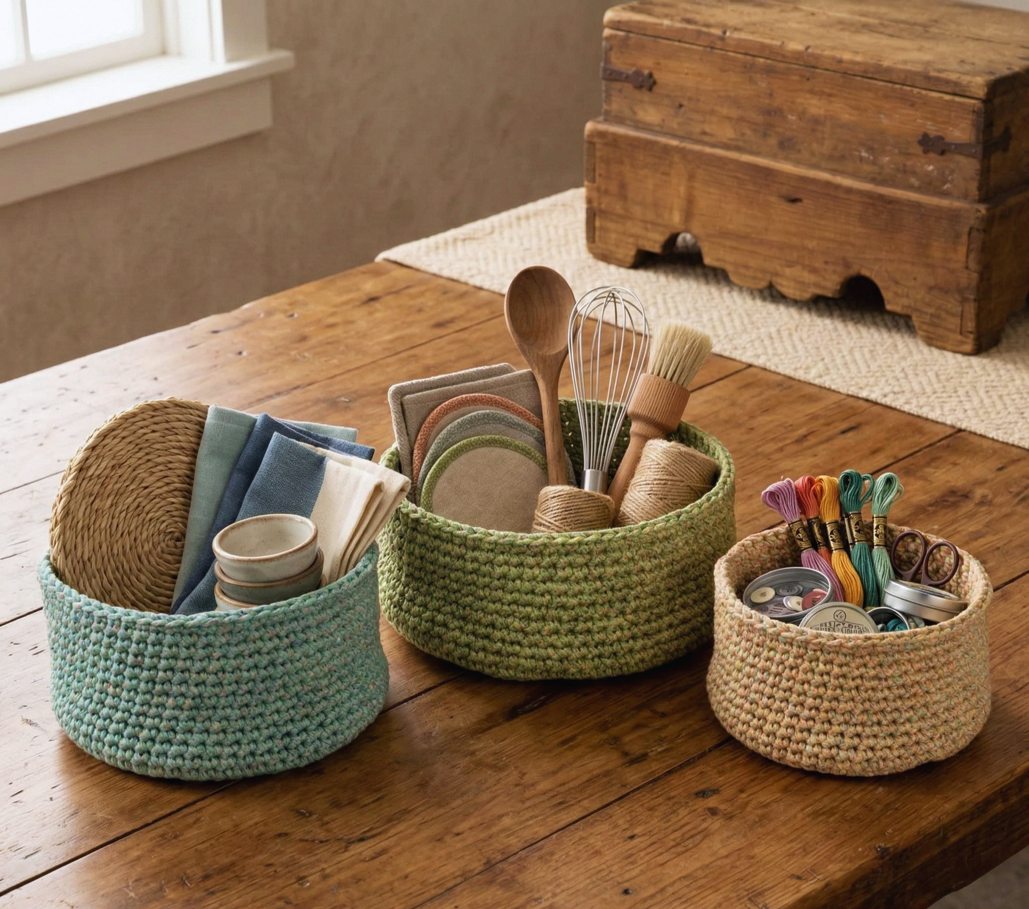 Decoración en crochet