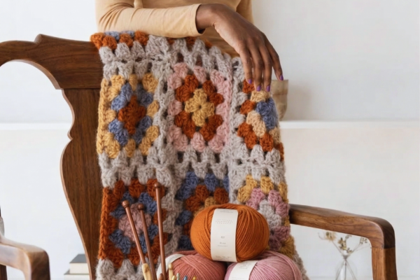 Tutorial CERO ESTRÉS! Bufanda de Grannys para Principantes del Crochet PATRON GRATIS