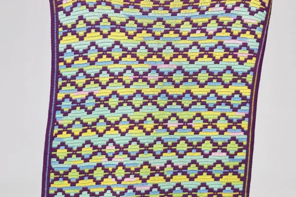 Un Laberinto de Color y Confort! Manta Corny en Crochet paso a paso PATRON GRATIS