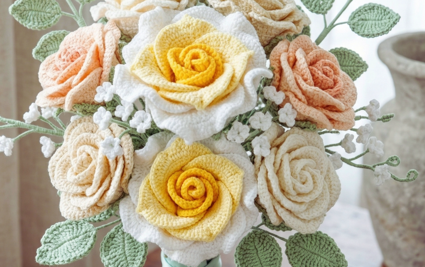 La Rosa de Primavera en Crochet que Nunca se Marchita! PATRÓN GRATIS