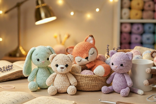 Los 5 Amigurumis más Tiernos de Animales para Tejer ❤️🧶