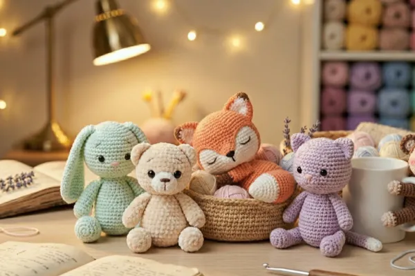 Los 5 Amigurumis más Tiernos de Animales para Tejer ❤️🧶