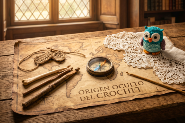 El Origen Oculto del Crochet: De Supervivencia a Arte 📜