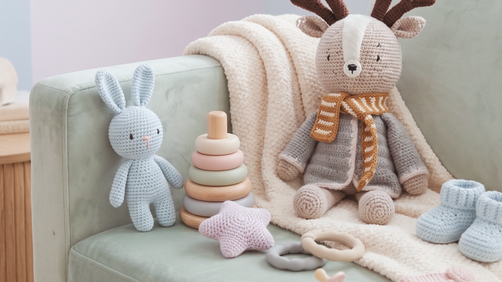 Teje un Tierno Ciervo Amigurumi para Bebés (Patrón PDF) 🦌🍼