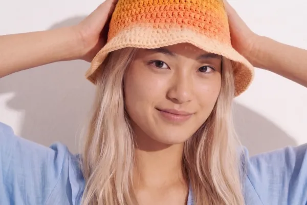 Teje el Gorro Bucket para Verano en Crochet (Patron Gratis)