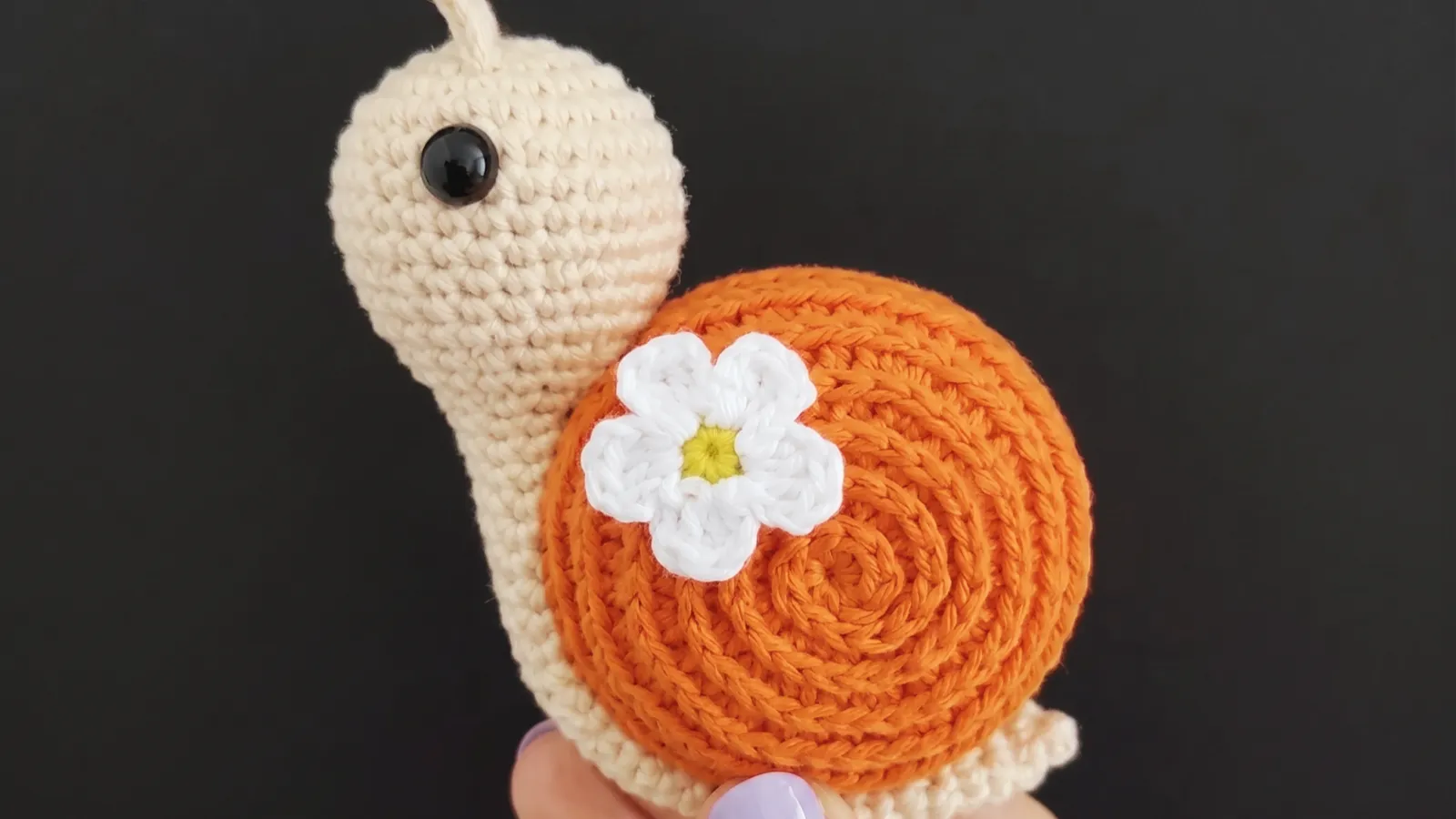 Caracolito Amigurumi Ternura paso a paso (Patrón Gratis)
