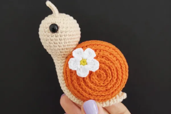 Caracolito Amigurumi Ternura paso a paso (Patrón Gratis)